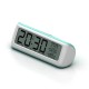 Loskii DC-12 5.5" Large Digital Alarm Clock with Backlight 2 Alarms  Snooze Optional Weekday Alarm  Rotate Button Easy Setting For Kids And Teens