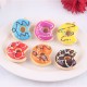 10PCS 5CM Random Color Bite a Donuts Squishy Cell Phone Crafts Cream Scented