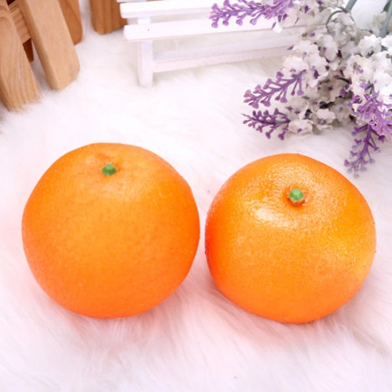 10pcs Artificial Foam Fruit Oranges Home Kitchen Decor Mould Teaching props
