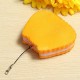 1PC 10CM Random Color Carapace Squishy Layer Cake Cell Phone Strap Cream Scented