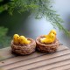 DIY Bird Nest Resin Small Ornament Moss Micro Furnishing Articles Home Succulent Plant Decoration