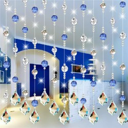 1 Pcs Clear Crystal Glass Maple Leaf Lamp Prisms Part Decoration Pendant Hanging 38x26mm