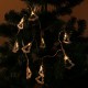 1.65M 10LEDs Wood Star Christmas Tree Shaped Battery Powered String Garland Lights LED Holiday Lights Festival Wedding Party Room Decorations Lights