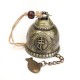 Vintage Alloy Buddha Statue Bell Blessing Feng Shui Wind Chime for Good Luck Fortune Crafts Home Car Hanging Decor  Home Car Hanging Decor Gift Crafts