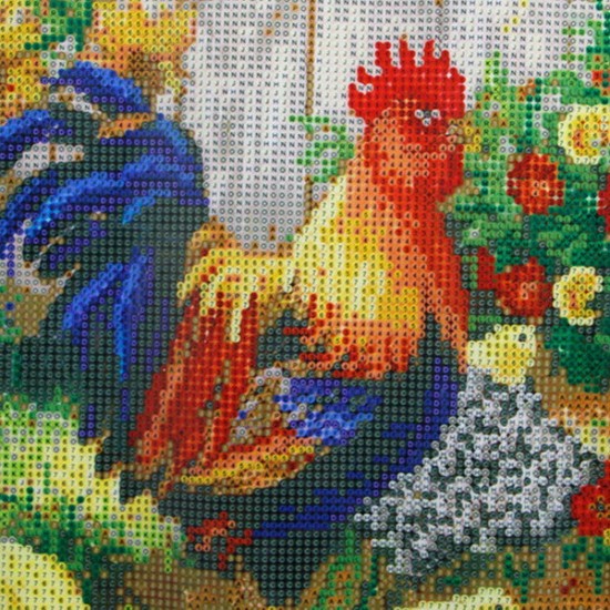 14x18 Inches 5D Diamond Painting Paper Garden Chicken Coop Cross Stitch Home Decor