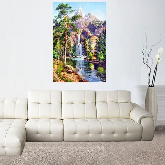 16x12 Inches 5D Diamond Painting Landscape Scenery Craft DIY Cross Stitch Home Decor