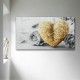 18"x32" Heart Rose Canvas Prints Paintings Pictures Frameless Wall Art Home Decor
