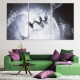 3Pcs Love Kiss Abstract Canvas Print Paintings Pictures Home Wall Decor Unframed