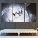 3Pcs Love Kiss Abstract Canvas Print Paintings Pictures Home Wall Decor Unframed