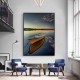 40X30CM Sea Boat Modern Art Painting Canvas Home Wall Decoration No Frame