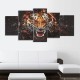 5PCS Home Decor Modern Animal Landscape Paintings Fiber Print Wall Art Pictures