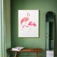 Unframed Modern Flamingo Art Canvas Oil Painting Print Wall Hanging Poster Decorations