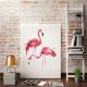 Unframed Modern Flamingo Art Canvas Oil Painting Print Wall Hanging Poster Decorations