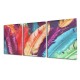 3 Cascade Huge Modern Abstract Canvas Painting Decorative Wall Picture Home Decoration Unframed