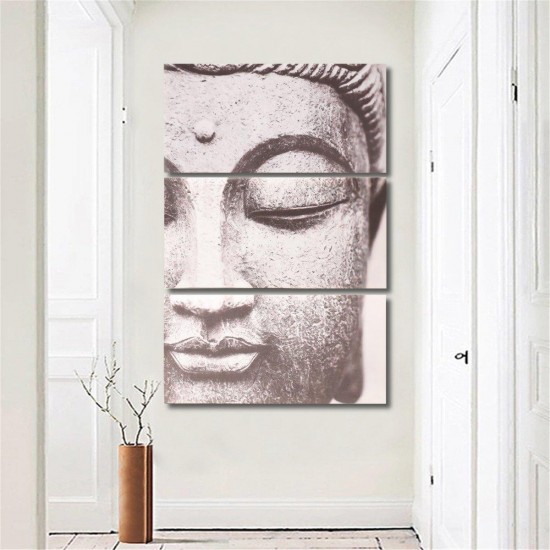 3Pcs Set Modern Buddha Canvas Print Paintings Home Wall Picture Unframed / Framed