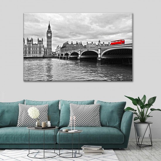 City Modern Canvas London Scenery Print Paintings Wall Art Picture Decor Unframed