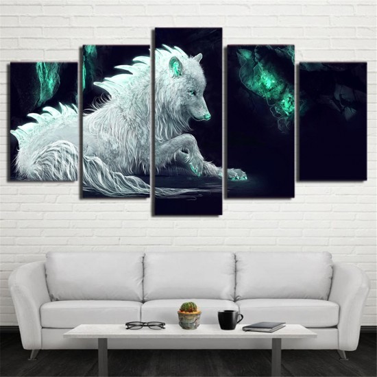 Unframed Wolf Animal Modern Art Canvas Paintings Picture Print Home Wall Decor