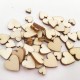 100 Pcs Mix 6/8/10/12mm Wooden Heart Shape Sewing Buttons DIY Decorative Handcraft Wood Slice