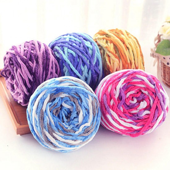 100g Thickened Sub-thread Soft Cotton Knitting Wool Yarn Scarf Hat Sweater Yarn Ball