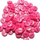 100pcs 2 Holes Mixed Color Round Resin Button Sewing Accessories