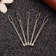 1PC Stainless Steel Sewing Loop Turner Hook For Turning Fabric Tubes Straps Belts Strips for Handmade DIY Sewing Tools