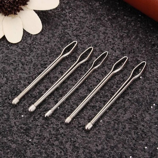 1PC Stainless Steel Sewing Loop Turner Hook For Turning Fabric Tubes Straps Belts Strips for Handmade DIY Sewing Tools