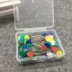 50Pcs Sewing Accessories Patchwork Pins Flower Sewing Pin Fixed Color Positioning Needle With Box