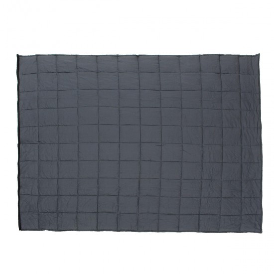 100x150CM Weighted Cotton Blanket Heavy Sensory Relax 4.5 / 7 / 9.5Kg Black Blankets