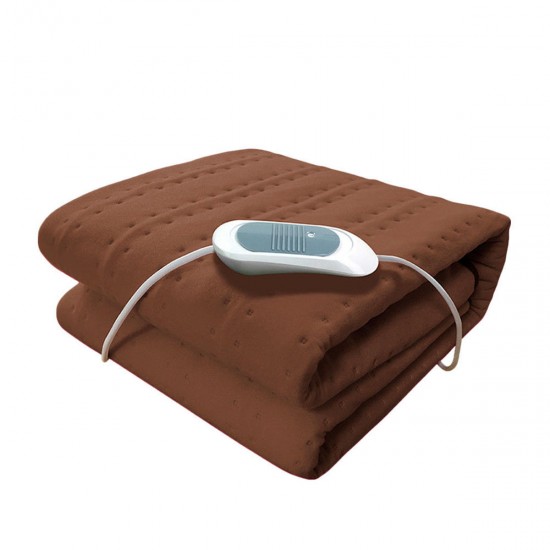 150X75 Electric Heated Throw Over Blankets Fleece Washable Warm Mattress