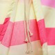 Cotton Stripe Dormitory Bunk Bed Curtain Shading Cloth Mosquito Nets
