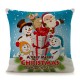 18'' Christmas Cotton Pillow Case Linen Cushion Cover Merry Christmas Home Decoration