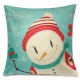 18"x18"Christmas LED Lights Linen Pillow Case Cushion Cover Sofa Case Home Decor