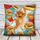 3D Cute Expressions Cats Throw Pillow Cases Sofa Office Car Cushion Cover Gift