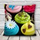 3D Sweet Food Patterns Throw Pillow Case Home Sofa Car Waist Cushion Cover