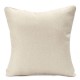 43x43cm English Letter Fashion Cotton Linen Pillow Case Home Sofa Seat Bed Car Cushion Decor