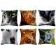 Honana 45x45cm Home Decoration 3D Animals Fluorescence 6 Optional Patterns Cotton Linen Pillowcases Sofa Cushion Cover