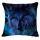 Honana 45x45cm Home Decoration Black 3D Fluorescence Animals 6 Optional Patterns Cotton Linen Pillowcases Sofa Cushion Cover