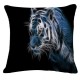 Honana 45x45cm Home Decoration Black 3D Fluorescence Animals 6 Optional Patterns Cotton Linen Pillowcases Sofa Cushion Cover