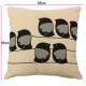 Retro Leaf Pillow Case Linen Cotton Cushion Cover Home Decor