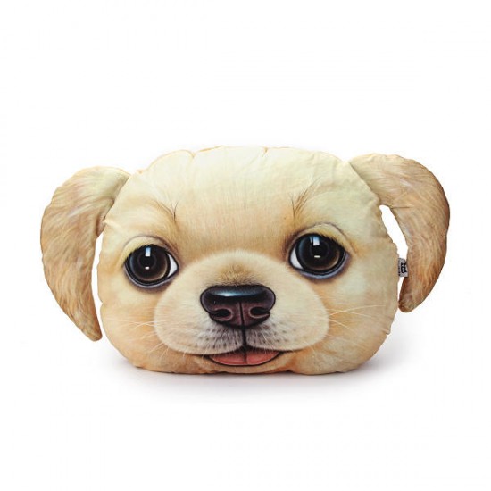 2 Sizes Plush Creative 3D Dog Cat Throw Pillows Meow Star Sofa Bed Cushion