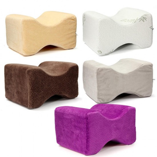 26X20X15cm Cool Gel Memory Foam Knee Leg Pillow Back Hip Pain Relief Therapy