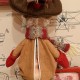 43cm Creative New Christmas Elk Doll Gift Bag Christmas Eve Peaceful Apple Fruit Bag Home Decor