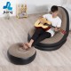 JILONG Portable Air Flocking Fast Inflatable Lazy Sofa Sleep Bed Set Foot Cushion Home Garden Furniture