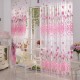 100x200cm Soft Tulle Tulip Flower Window Screen Home Sheer Window Curtain