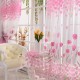 100x200cm Soft Tulle Tulip Flower Window Screen Home Sheer Window Curtain