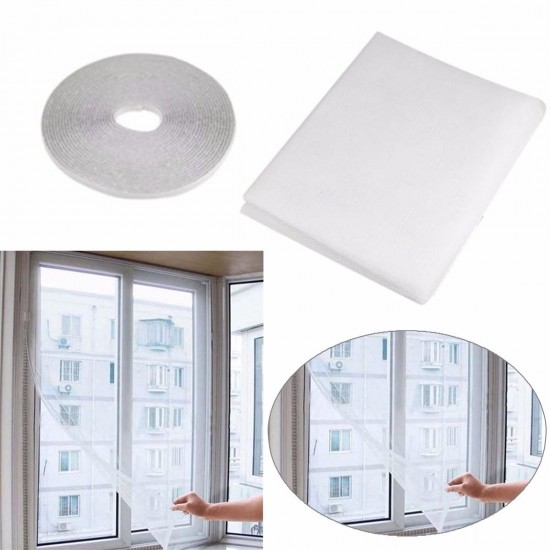 Honana WX-318 White Insect Mosquito Door Window Mesh Screen Sticky Nylon Tape Net