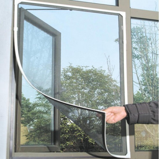Honana WX-318 White Insect Mosquito Door Window Mesh Screen Sticky Nylon Tape Net