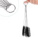 10Pcs Nylon Tube Brush Set Cleaning Brush Set for Drinking Straws Glasses Keyboards Jewelry Cleaning Home Cleaning Supplies