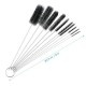 10Pcs Nylon Tube Brush Set Cleaning Brush Set for Drinking Straws Glasses Keyboards Jewelry Cleaning Home Cleaning Supplies
