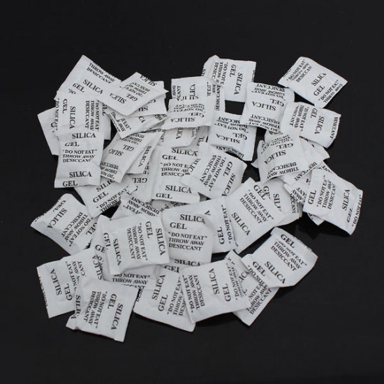 150pcs Silica Gel Desiccant Absorb Moisture Multipurpose Drying Agent Bags